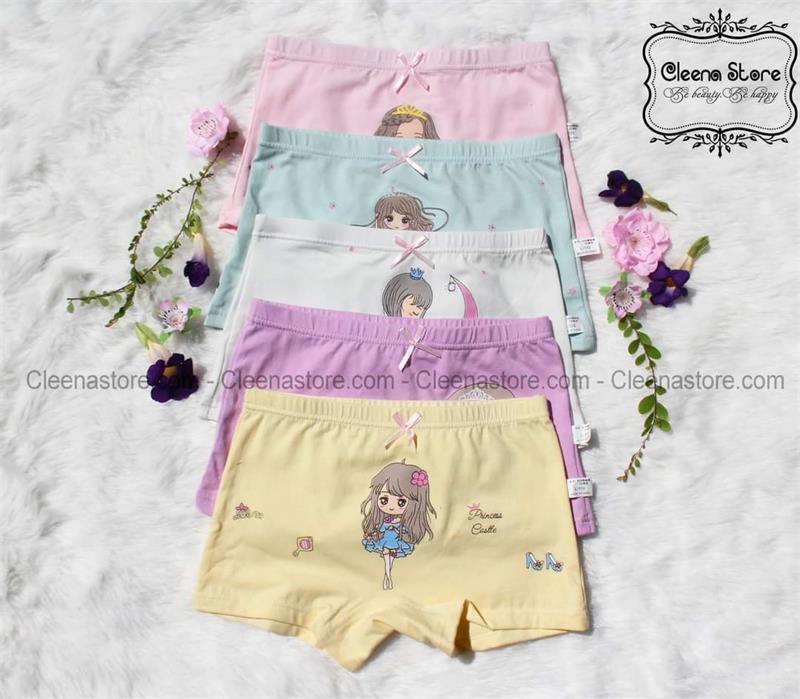 Set 5 quần chip họa tiết công chúa